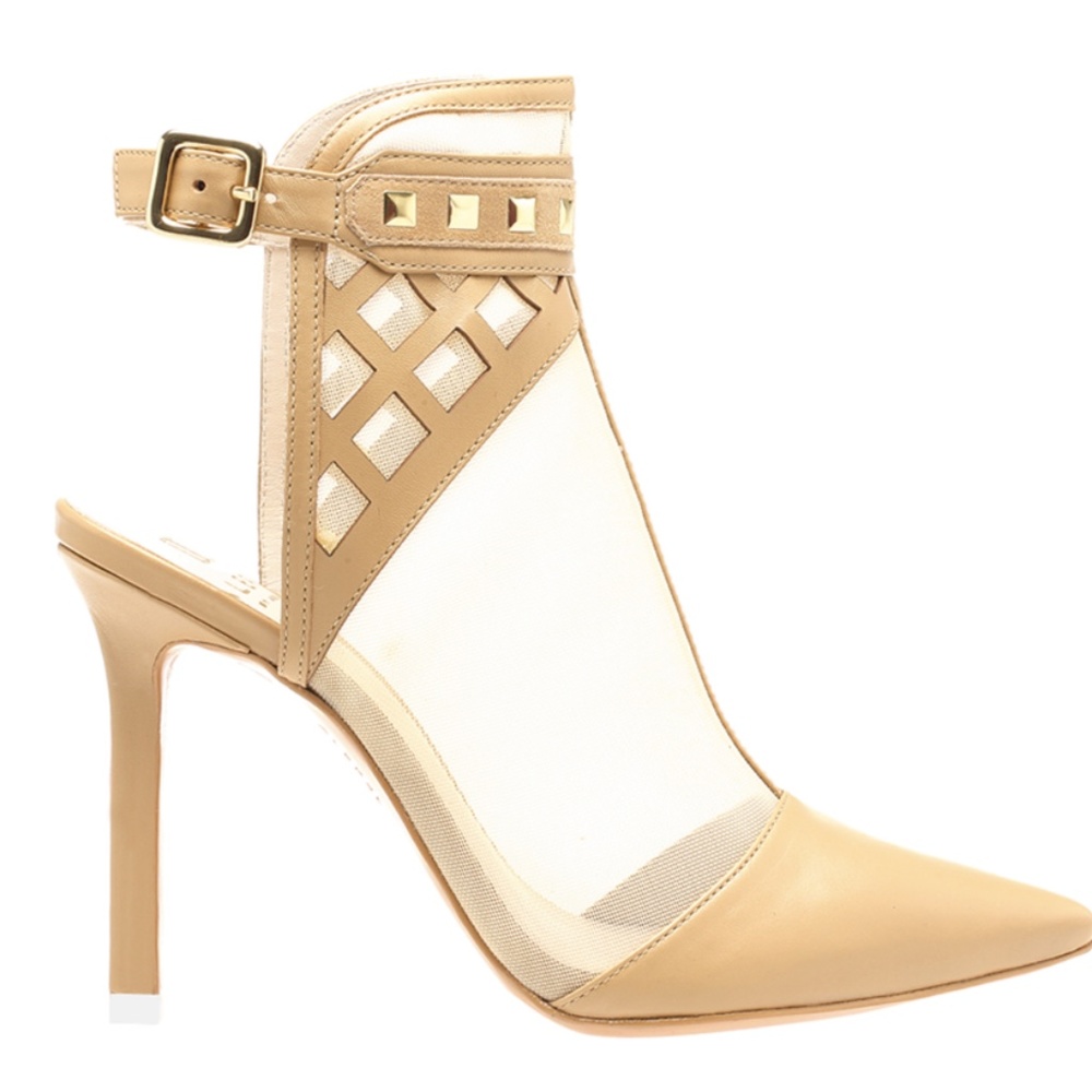 Alepel 'Fil Suede Mesh Women's Heels